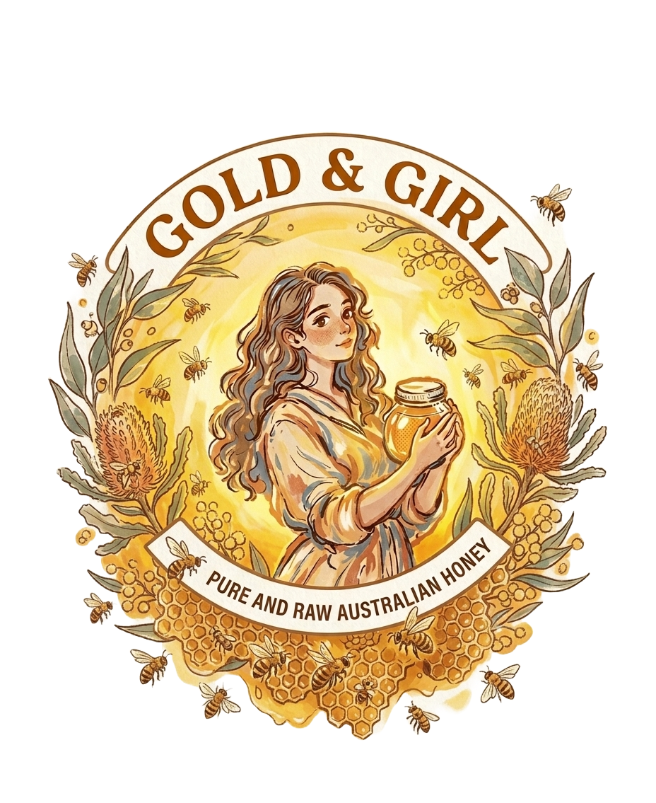 Gold and Girl logo